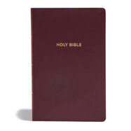 CSB Gift &amp; Award Bible, Burgundy