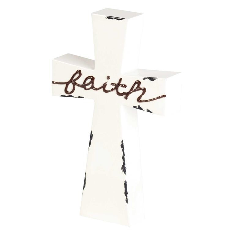 TTCR-352 Tabletop Cross Faith Enamel-look 7