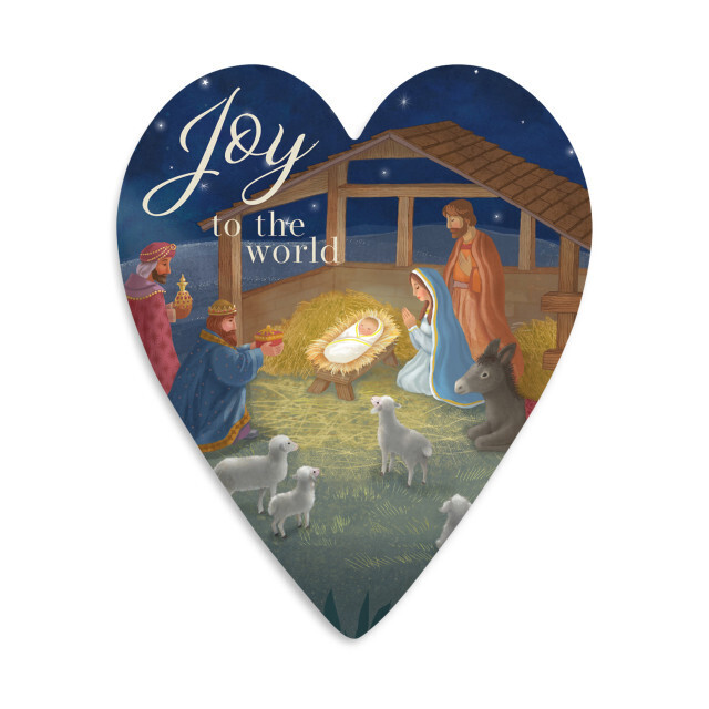 2020230027 - Joy to the World Art Heart Gift Puzzle