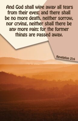 Funeral Bulletin: And God Shall (Package of 100): Revelation 21:4 (Kjv)
