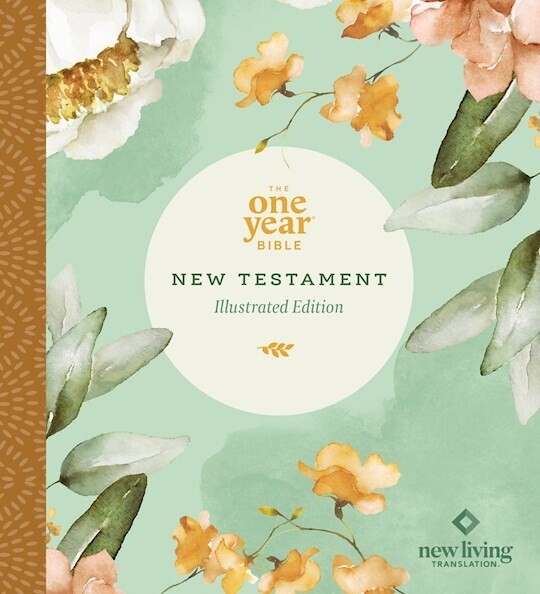 The One Year Bible: NLT - Floral Paradise