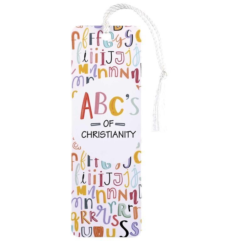 BKMTL-497-TASSEL BOOKMARK ABC OF CHRISTIANITY