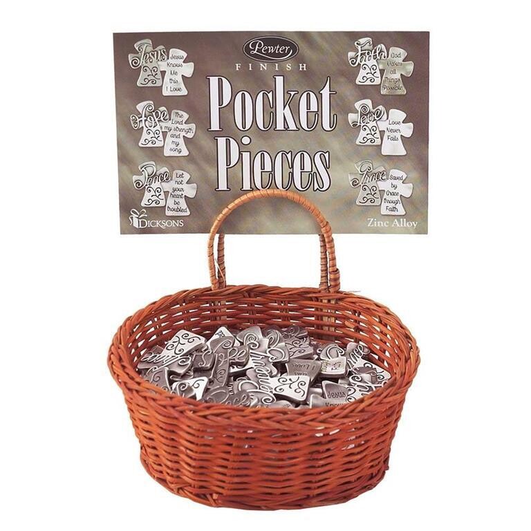 PC-1001A-Pewter Pocket Cross