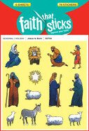Sticker-Jesus Is Born (6 Sheets) (Faith That Sticks)
