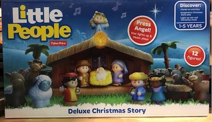 Toy-Little People Nativity Play Set (12 Figures-Total Of 18 Pieces)-Fisher Price.