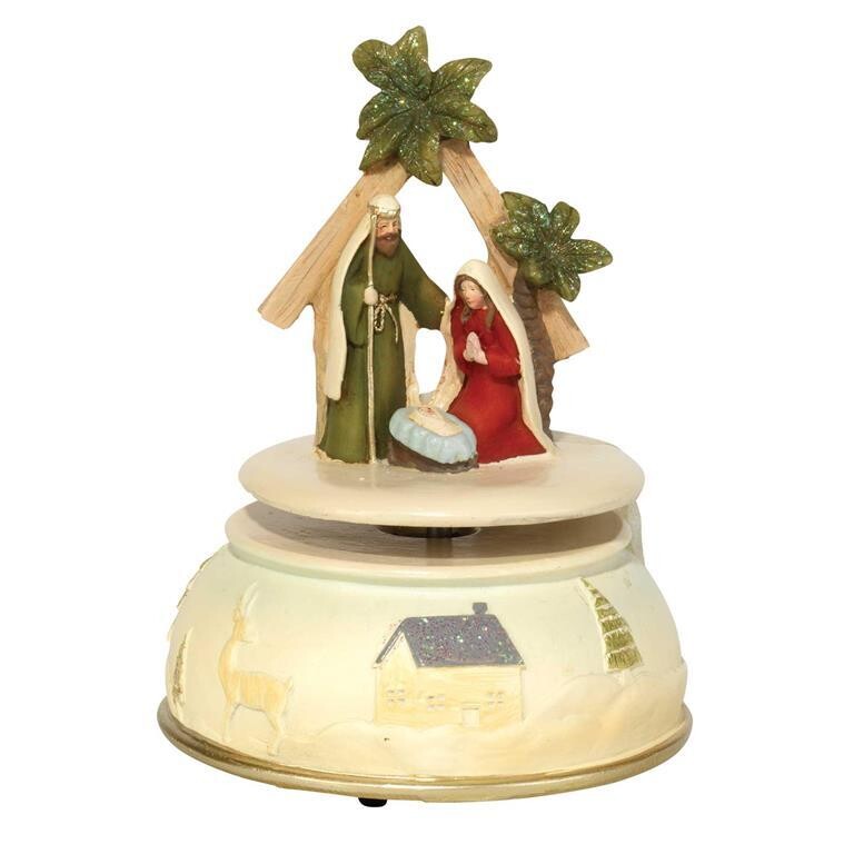 CHCMGR-107-HOLY FAMILY CRECHE PLAY SILENT NIGHT