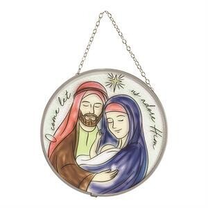 CHSUNCG-3 Suncatcher-Holy Family 6&quot;