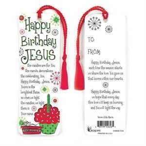 CHBKM-1518 TASSEL BOOKMARK HAPPY BIRTHDAY JESUS