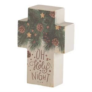 CHTPLKC34-4 TTOP CRS OH HOLY NIGHT MDF GRY
