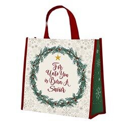 J0860 Tote - Unto You is Born A Savior