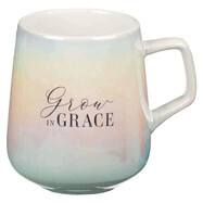 MUG981-Mug-Iridescent/White Grow in Grace