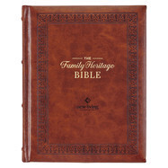 FHB004-NLT Family Heritage Bible-Brown Hardcover