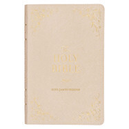 KJV231-KJV Deluxe Gift Bible-Pearlescent Taupe Faux Leather