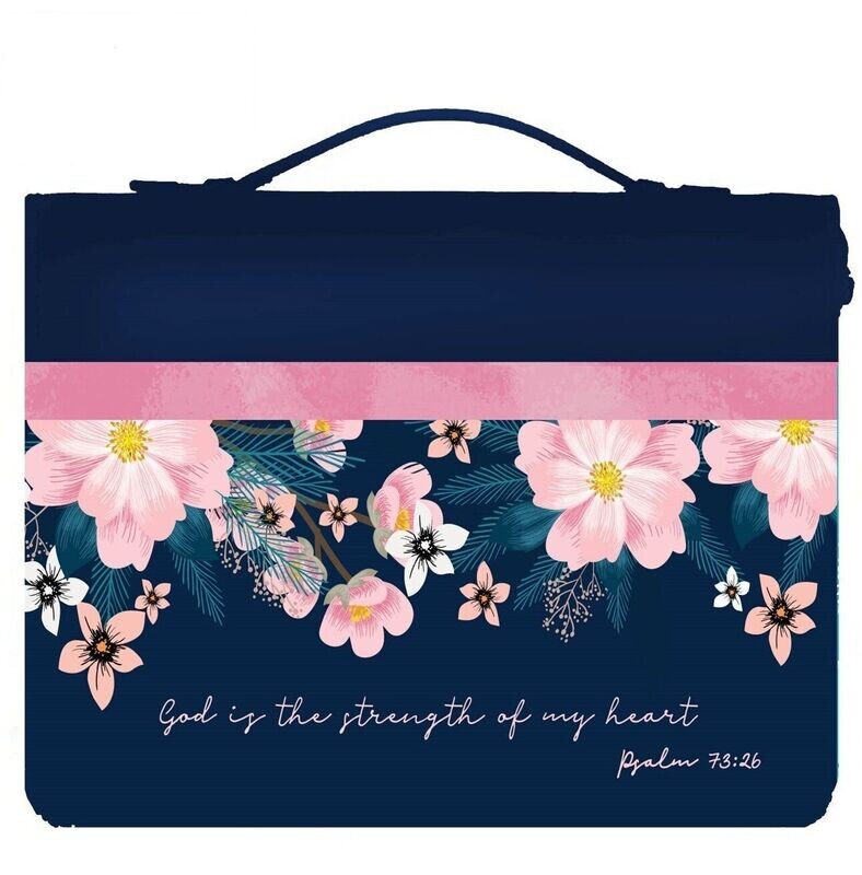 Love the Lord Heart Bible Cover (Navy XL) 27116XL