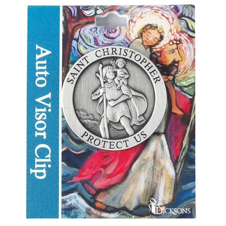 AVC-136-St. Christopher Visor Clip