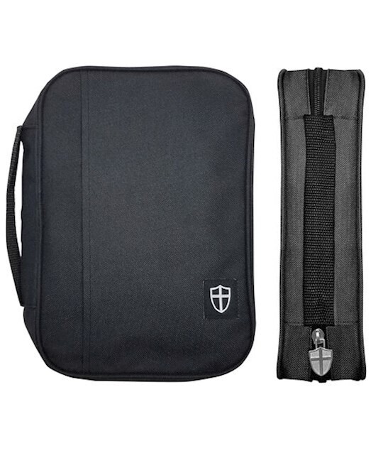 Bible Cover-Armor Of God-Black-LRG