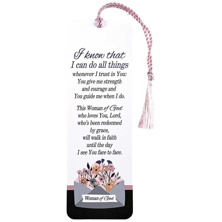 BKMTL-500 TASSEL BOOKMARK WOMAN OF GOD