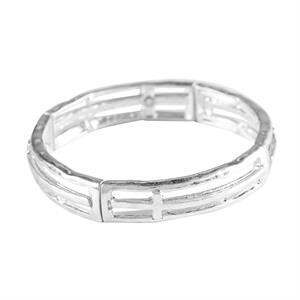 J-77 Bracelet Stretch Cross She Is Clothed