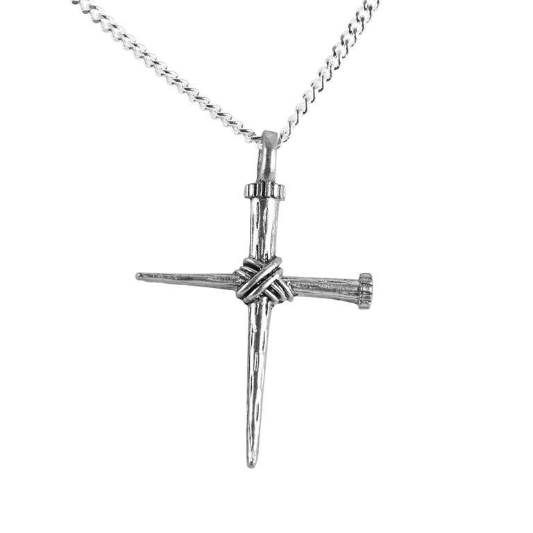 32-5491 21&#39; Nail Cross Necklace
