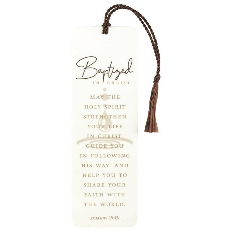 BKMTL-407 Tassel Bookmark Baptized In Christ