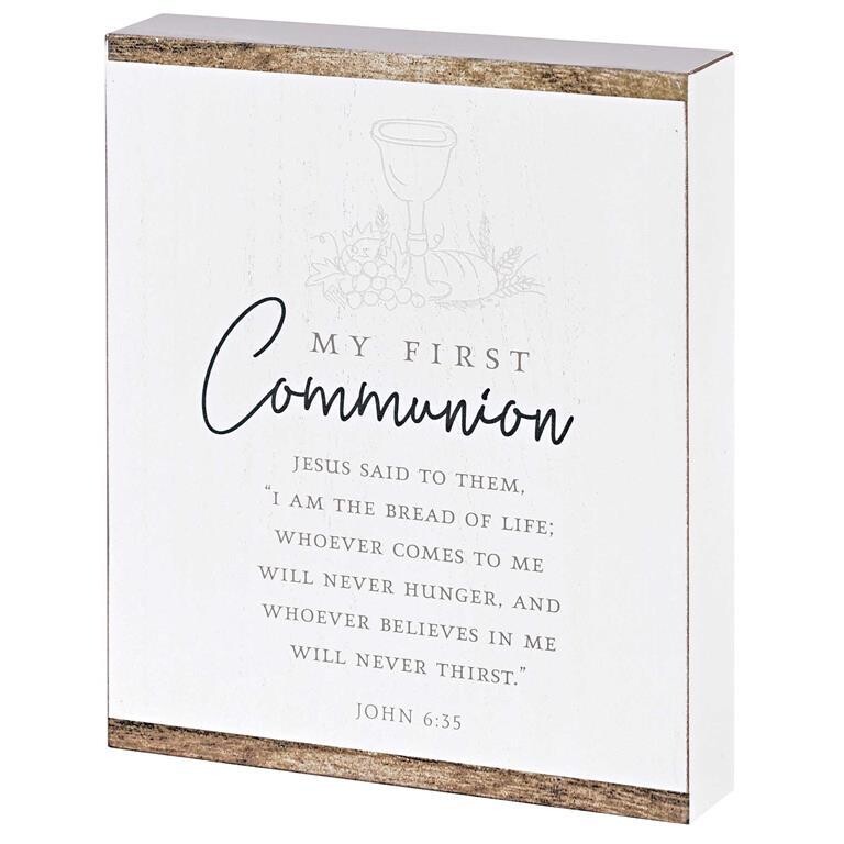 TPLK810-92 PLAQUE MY FIRST COMMUNION 8X10