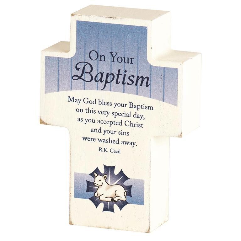 TPLKC34-27-Tabletop Cross-Baptism-4&quot;
