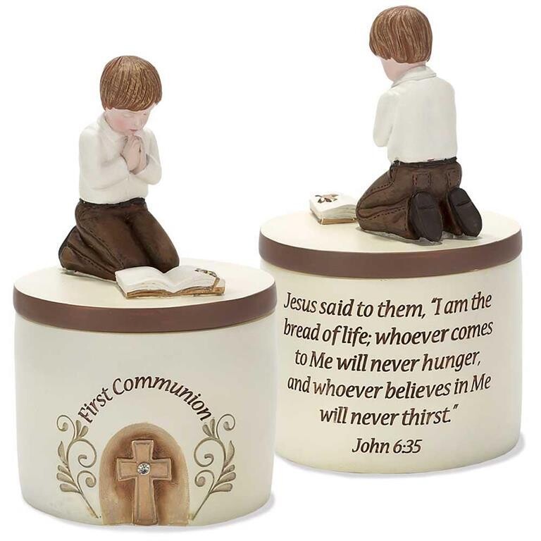 KBR-11 Boy First Communion Keepsake Box