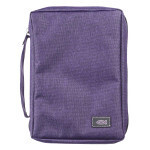 BBS619 Bible Cover-Purple - Polyester - Small