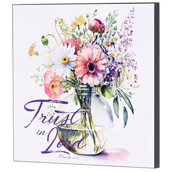 PLK1212-951 Wall Plaque Trust in the Lord