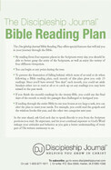 The Discipleship Journal Bible Reading Plan