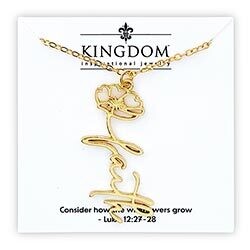 N7505 Wildflower Faith Necklace