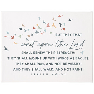 WC1024A-Isaiah 40:31 Wrapped Canvas