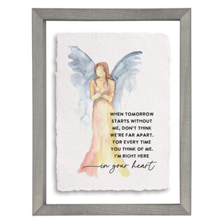 FAR1158-Tomorrow Start Angel - Floating Art Rectangle