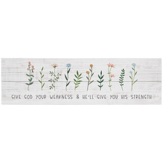 VPB1262-Give God Weakness - Vintage Pallet Boards