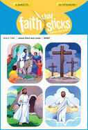 Sticker-Jesus Died &amp; Lives (6 Sheets) (Faith That Sticks)