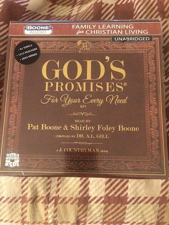 God&#39;s Promises For Your Every Need-KJV Boxed Set--Pat Boone