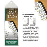 76404 Bible Index Tabs - Slim Line Gold