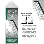 76437 Bible Index Tabs - Slim Line - Silver