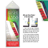 75326 Verse Finders Horizontal Thin Pack Rainbow Bible Tabs