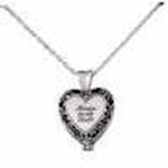 AL 101 Always In My Heart Silver Heart on Chain Necklace