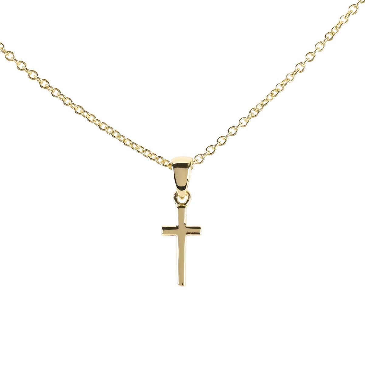 73-4882P NECKLACE MINI BOX CROSS 9/16&quot;L