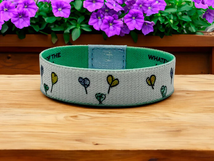 Love Blossoms-Survivor Series/Colossians 3:17 Wristband- Large