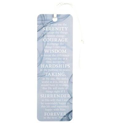 BKMTL-379-Serenity Prayer Tassel Bookmark