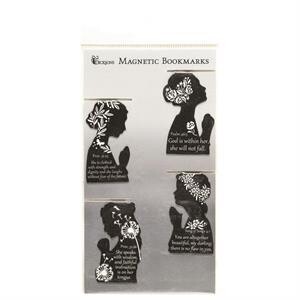 MABKM-108-Bkm Magnet 4 Pc Silhouette Vinyl