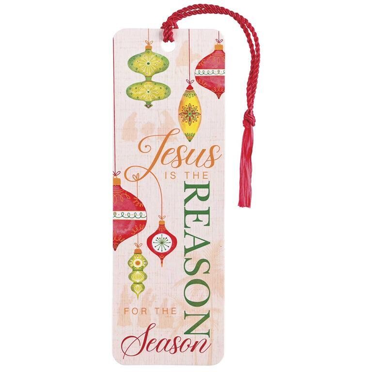 CHBKMTL-1043-Tassel Bookmark Jesus Is The Reason