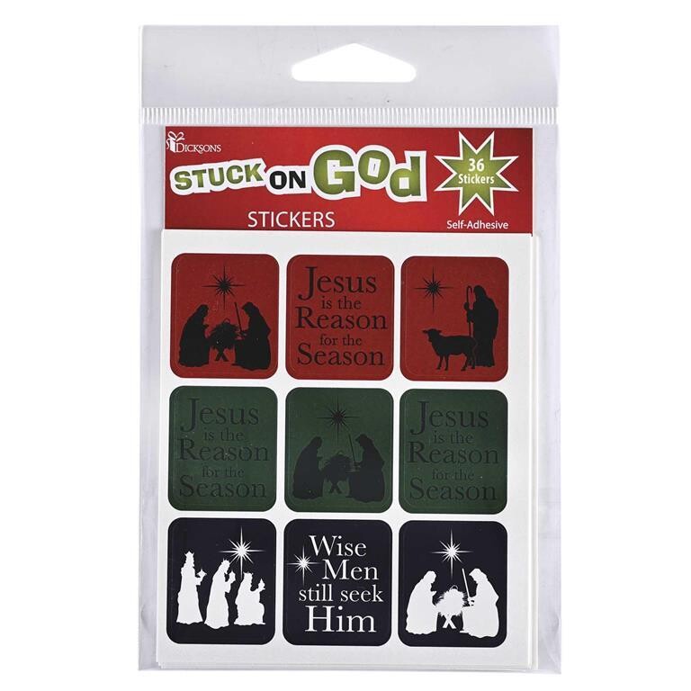 CHSTKR-2008-Sticker Sheets Square Jesus Is Reason