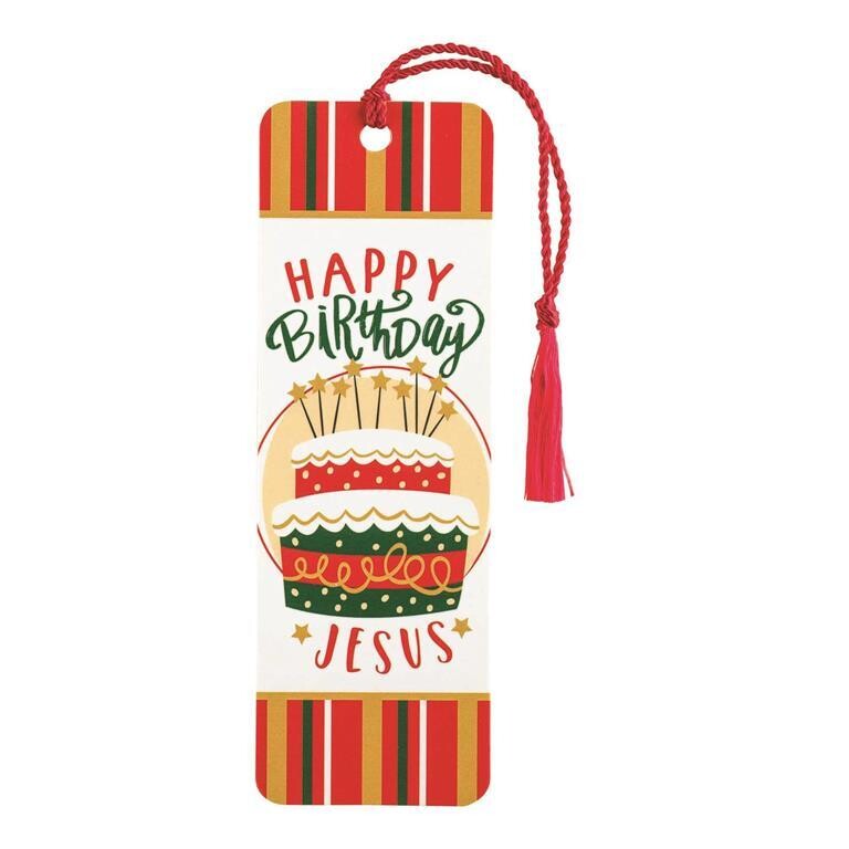 CHBKMTL-1011 Happy Birthday Jesus Bookmark