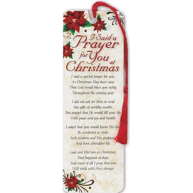 CHBKM-1513 I Said a Prayer for You at Christmas Bookmark