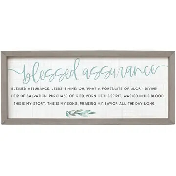 FF1242-Blessed Assurance - Farmhouse Frames
