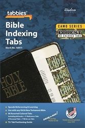 Camo Forest  Bible Index Tabs